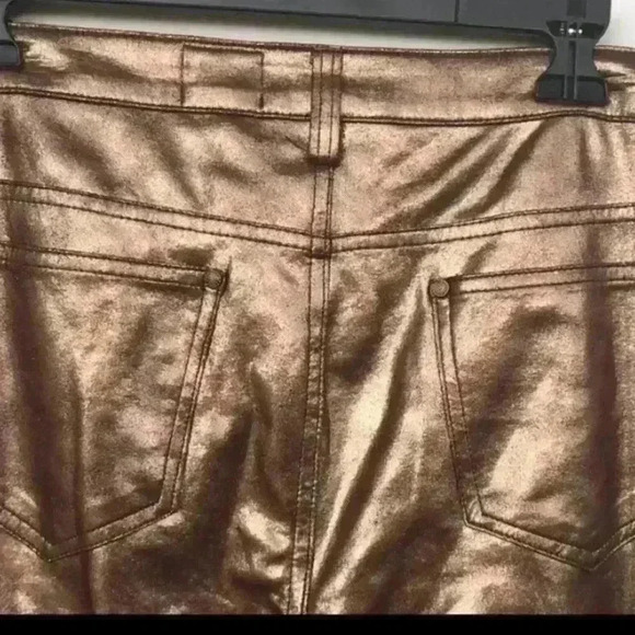 V Cristina metallic copper jeggings size 6 - Picture 4 of 13
